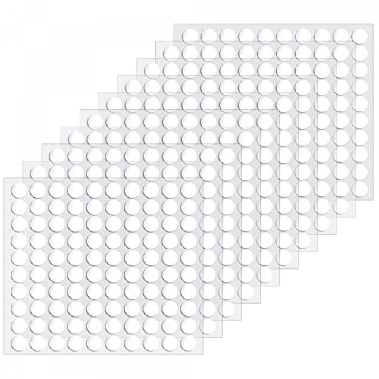 Clear Sticky Dots, Surard 150 Large Double Sided Round Adhesive