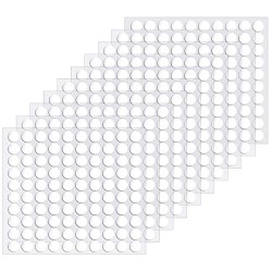 560Pcs Double Sided Sticky Clear Dots Stickers Removable Round Putty Sticky  Tack No Trace Sticky Putty Waterproof Small Stickers for Festival